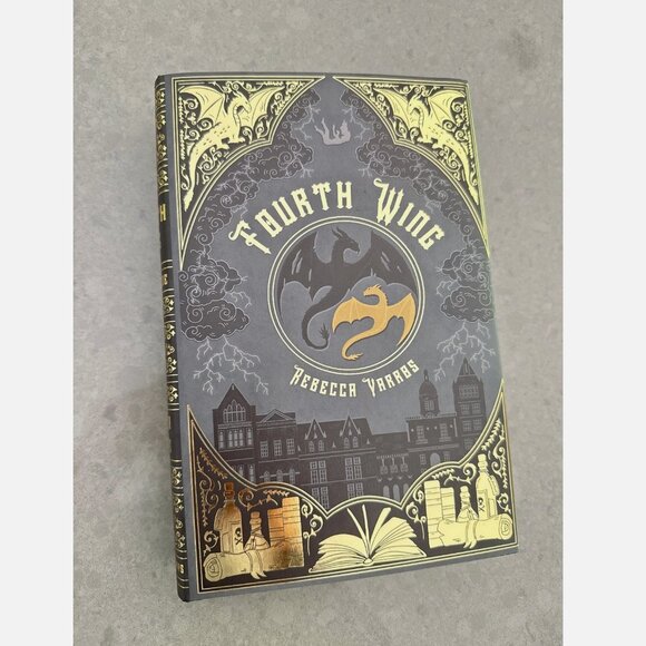 Fourth Wing Lilac Library RARE Special Hardcover Rebecca Yarros Empyrean Sprayed - Picture 1 of 7